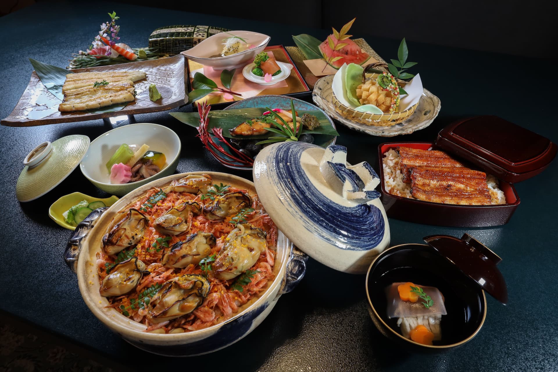 恵比寿亭の会席料理 旬の食材を使った彩り豊かなコース